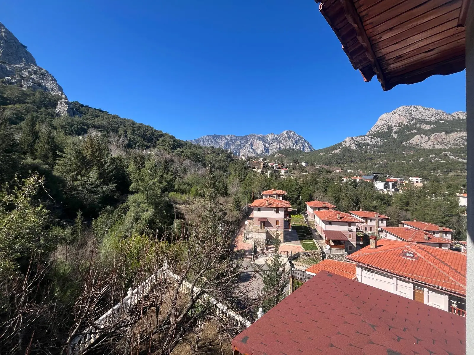 View from balcony